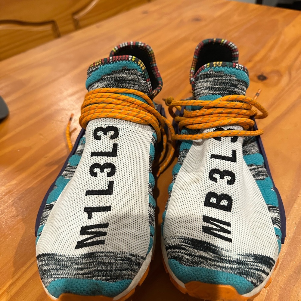 Adidas Pharrell X NMD Human Race Trail Solar Pack Sz 9